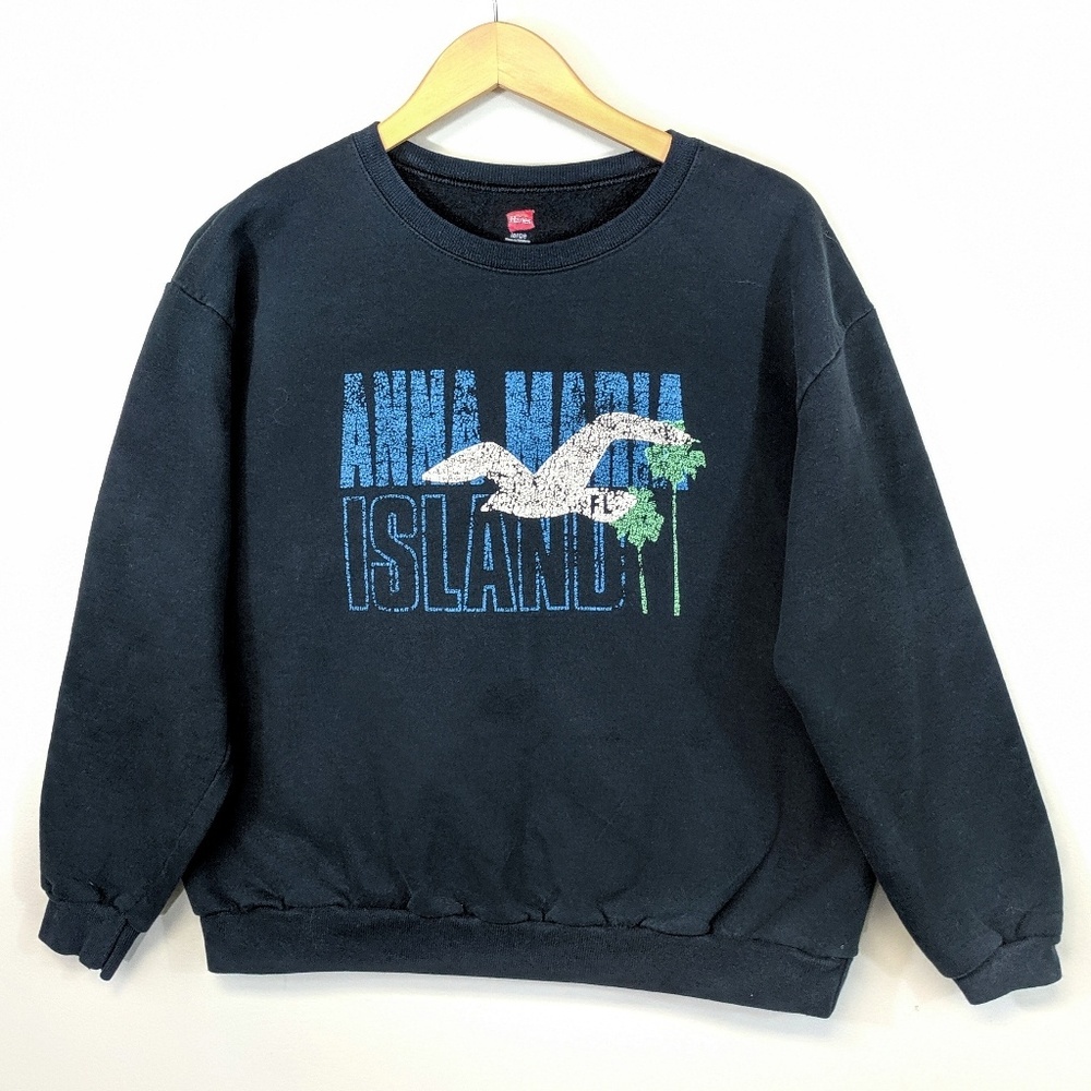 Vintage 90's Anna Maria Island Cropped Fleece